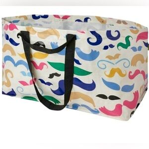 IKEA Mustache Tote Bag